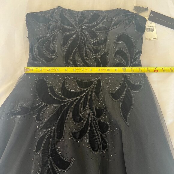 Aiden Mattox formal dress tulle design - Picture 7 of 7